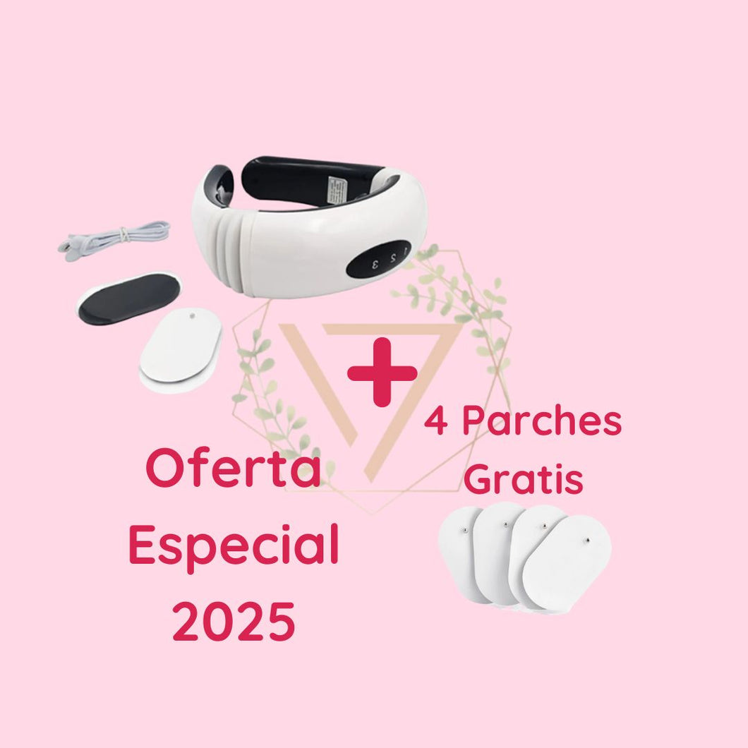 Masajeador de Cuello y Espalda + 4 Parches Gratis